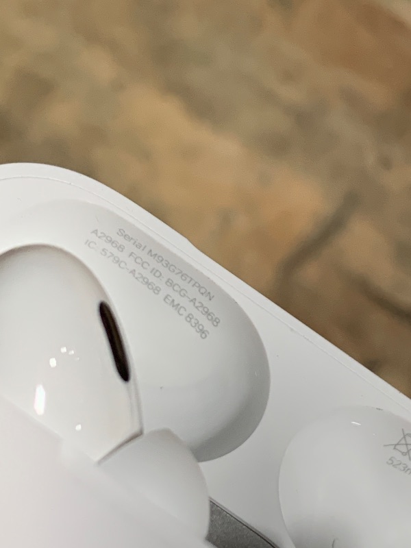 Photo 1 of  ** ACCOUNT LOCKED ***Apple AirPods Pro 2 Wireless Earbuds, Active Noise Cancellation, Hearing Aid Feature, Bluetooth Headphones, Transparency, Personalized Spatial Audio, High-Fidelity Sound, H2 Chip, USB-C Charging