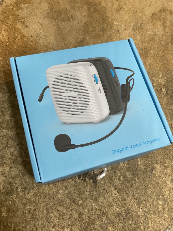 Photo 1 of (White) Portable Rechargeable Voice Amplifier for Teachers, Coaches, Tour Guides, presentations, and Meetings with a Large Number of attendees (White)