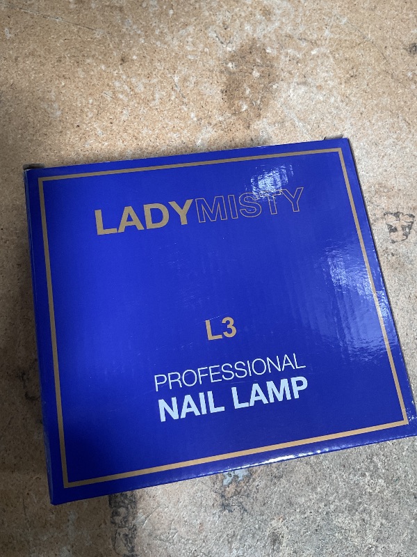 Photo 1 of *** SEE COMMENTS*** LadyMisty 72W UV LED Nail Lamp Light Dryer for Nails Gel Polish with 18 Beads 3 Timer Setting & LCD Touch Display Screen, Auto Sensor, Professional Nails, White