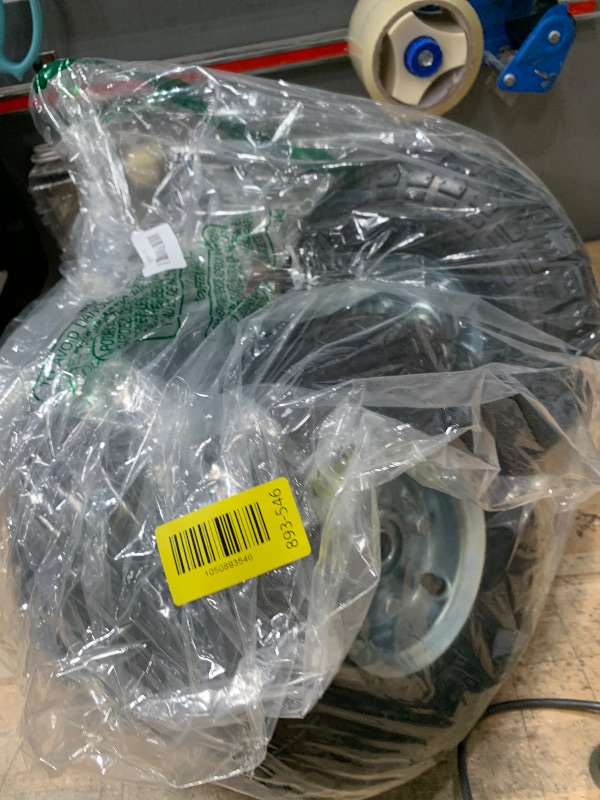 Photo 1 of (4 Pack) AR-PRO 10" Heavy-Duty Replacement Tire and Wheel - 4.10/3.50-4" with 10" Inner Tube, 5/8" Axle Bore Hole, 2.2" Offset Hub and Double Sealed Bearings for Hand Trucks and Gorilla Cart