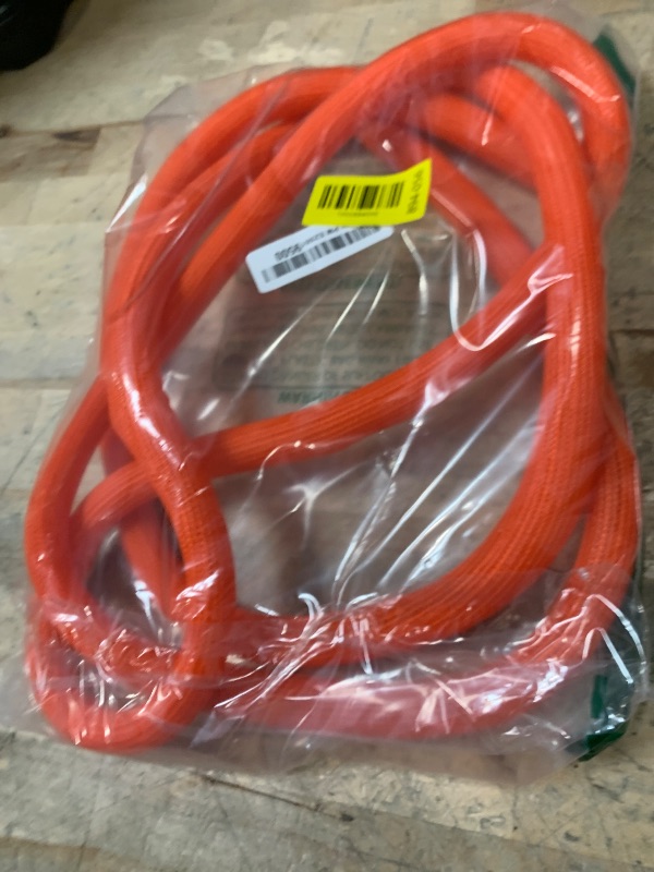 Photo 1 of 10 Ft High Visibility Chain Cover Kit High Visibility Yellow Cover Safety Barrier Cover for Both Indoor and Outdoor Environment (Orange)