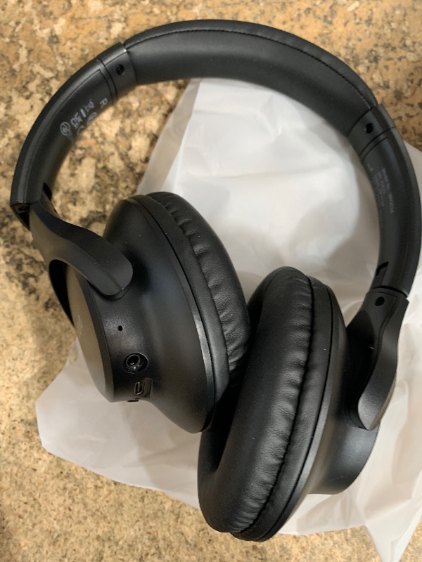 Photo 1 of KVIDIO Bluetooth Headphones Over Ear, 65 Hours Playtime Wireless Headphones with Microphone, Foldable Lightweight Headset with Deep Bass, HiFi Stereo Sound Low Latency for Travel Work Cellphone