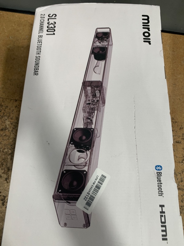 Photo 1 of 2.2ch 100W Sound Bar for Smart TV, 2-in-1 Detachable Bluetooth 5.3 Speaker with 3 EQ Modes & Adjustable Bass - Home Theater Audio for Movies, Gaming, Music