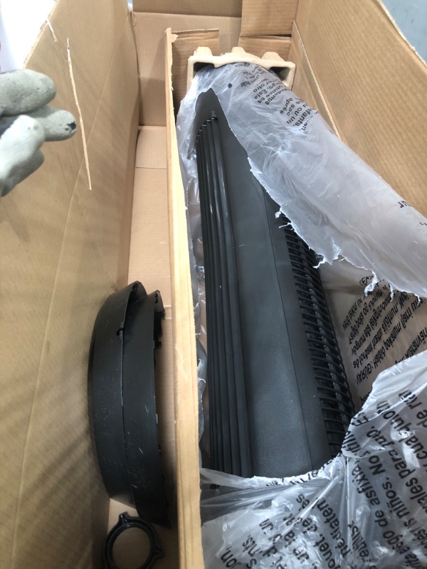 Photo 1 of ** powers on but does not blow air for parts only ** OmniBreeze Digital Electric Tower Fan, with Remote Control, LED Display, Standing Bladeless Floor Fans Cooling and Quite Indoor Living Room Bedroom use (36 Inch)…