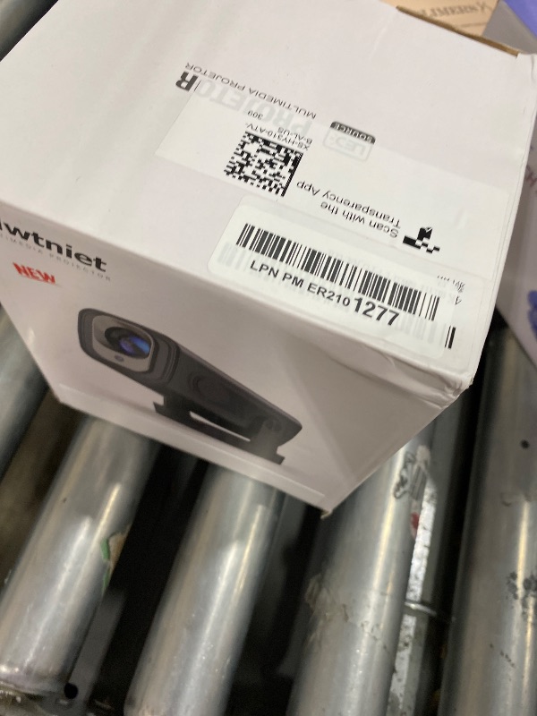 Photo 1 of ?Auto Focus &1080P?Alwtniet Mini Portable Projector, 4k Support Smart Proyector with Wifi and Bluetooth For Outdoor, 5W Speaker, Built in Apps,Home Theater, Bluetooth Movie Projector (Black)