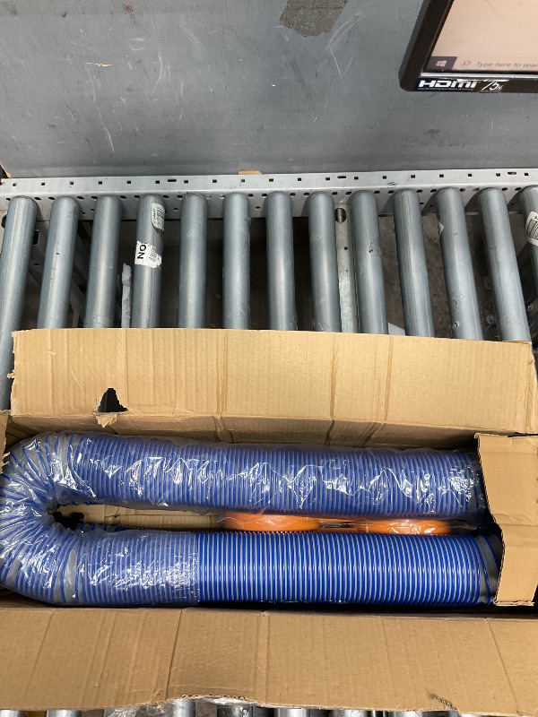 Photo 1 of (PARTIAL SET) (UNTESTED) OUTPRIZE 20FT RV Sewer Hose, 24 Mil Heavy Duty TPE Material for Abrasion Resistance and Crush Protection, Camper Sewer Hose Kit with Pre-Attached Bayonet Fittings, 4-in-1 Adapter Elbow and Wrench