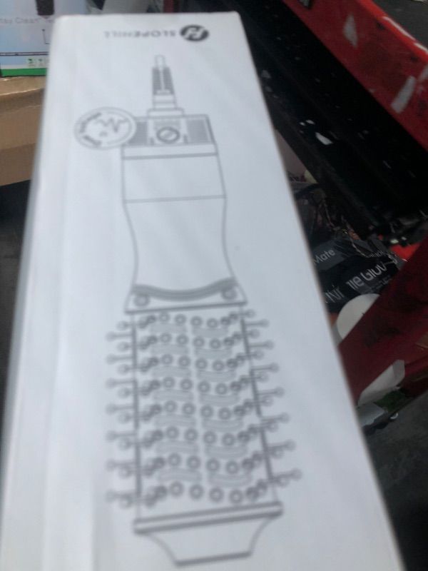 Photo 1 of **TURNS ON WHEN YOU PRESS THE RESET BUTTON AND TURNS OFF WITH THE TEST BUTTON/ HAS BURNT ODOR WHEN  ON AND HEATING UP USE WITH CAUTION**  Mini Dual Voltage Hair Dryer Brush,1000 Watts Travel Hot Air Brush with European Plug, Ionic One Step Hair Dryer and 