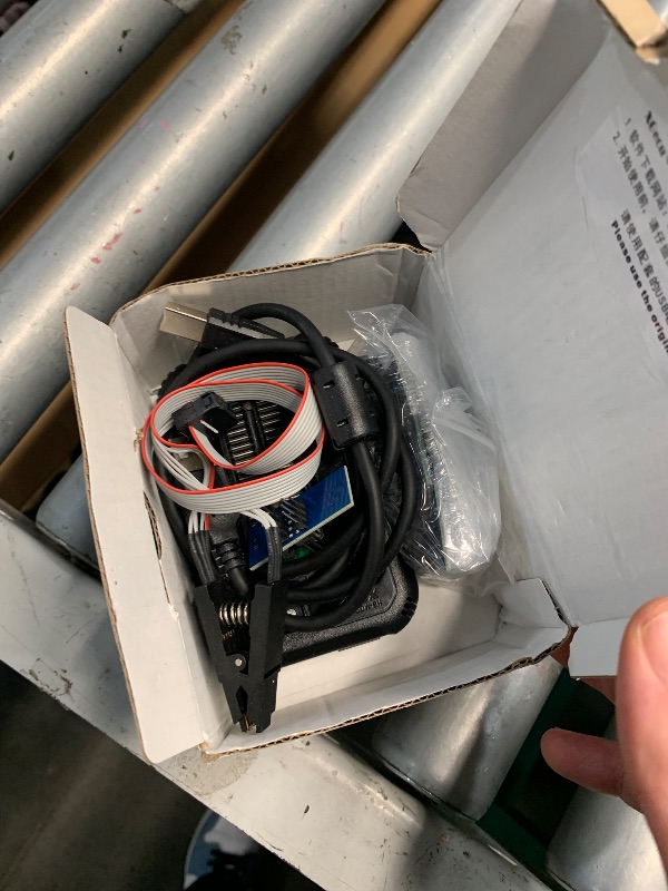 Photo 1 of (UNTESTED) T48 TL866-3G Programmer Support 31000+ ICS for EPROM/MCU/SPI/Nor/NAND Flash/EMMC/IC Tester/ TL866CS TL866II Plus Replacement with 9 Adapter(T48 Programmer Host+ 9 Adapter)