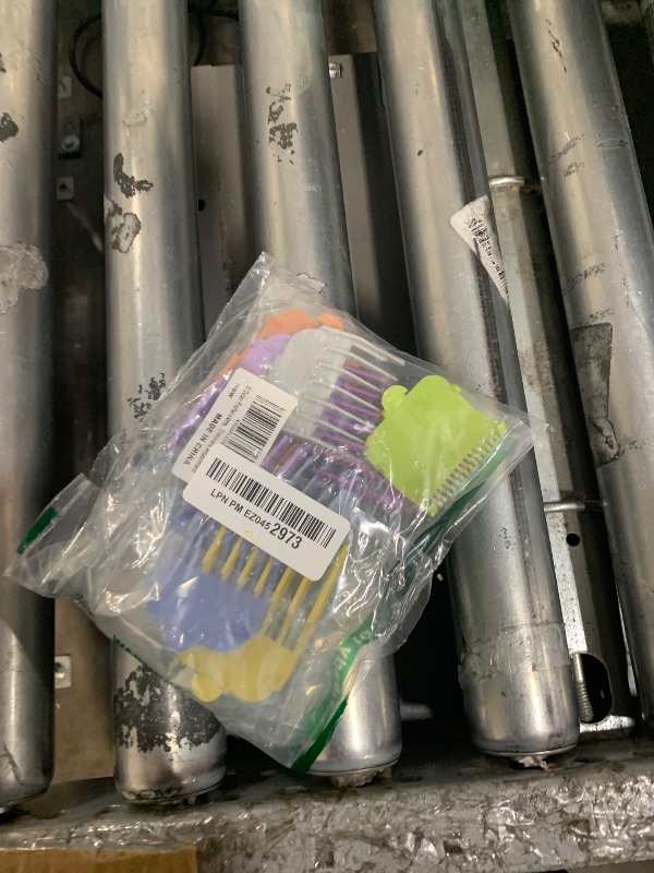 Photo 1 of 10 Color Professional Hair Cutting Guards and Combs Set - Coded Guides from 1/16 to 1 for Clippers and Trimmers #3170-400