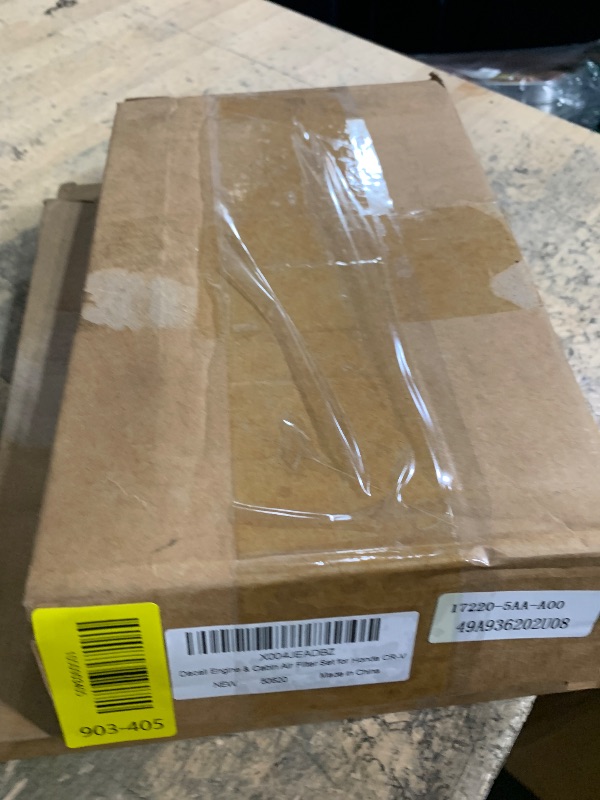 Photo 1 of **** missing yellow filters***    Dacall Engine & Cabin Air Filter Set for Honda CR-V 1.5L 4Cyl L Gas (2017-2022); Civic 1.5L 4Cyl L Gas (2016-2021); Replace 17220-5AA-A00, 80292-TF0-G01