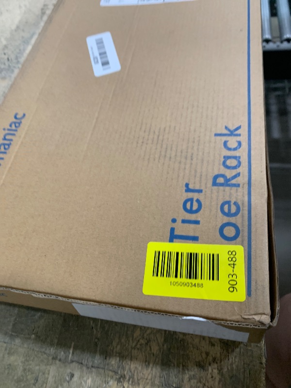 Photo 1 of Easi 3-Tier Expandable Shoe Rack for Closet & Entryway, Adjustable 18"-33" Stackable Metal Shoe Organizer, Sturdy Free Standing Shoe Shelf for Small Space, Front Door, Cabinet