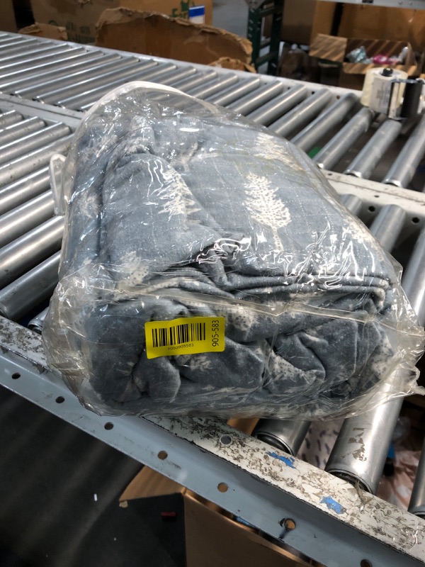 Photo 1 of ***STOCK PHOTO FOR REFERENCE ONLY***True North by Sleep Philosophy Cozy Flannel Warm 100% Cotton Sheet - Novelty Print Animals Stars Cute Ultra Soft Cold Weather Bedding Set, Full, Blue Forest 4 Piece