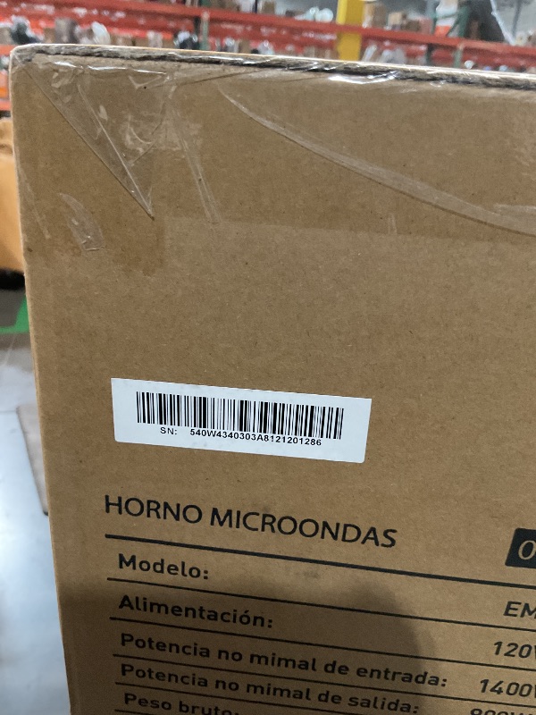 Photo 1 of *** FACTORY SEALED ***
BLACK+DECKER Digital Microwave Oven with Turntable Push-Button Door, Child Safety Lock, Stainless Steel, 0.9 Cu Ft