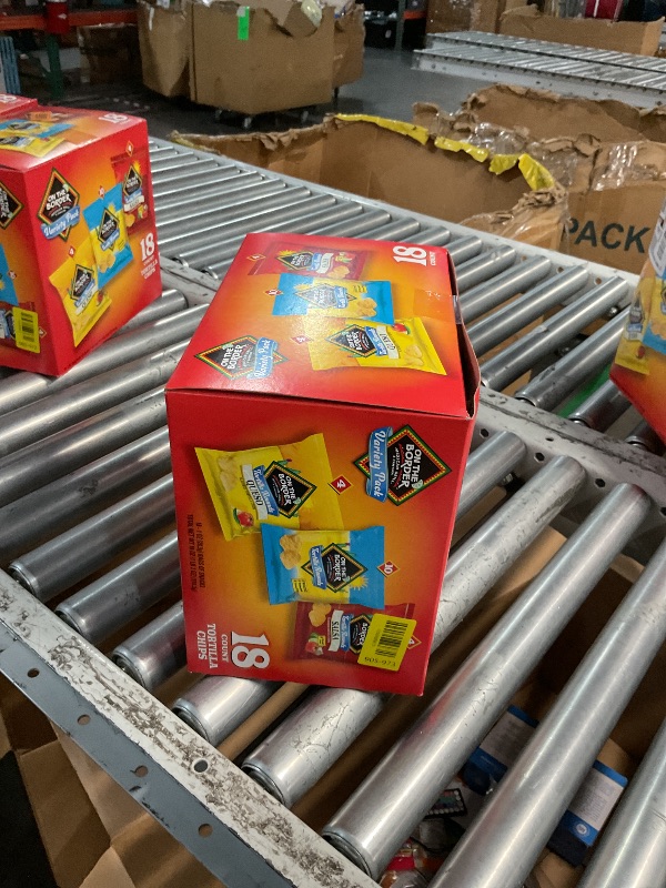 Photo 1 of *** EXPIRATION: February 9, 2026 *** On The Border Tortilla Chips Variety Pack, 18 Count Single-Serve Bags (1 oz Each) – Includes Tortilla Rounds, Queso Flavored Tortilla Rounds, and Salsa Flavored Tortilla Rounds – Perfect for Snacking, Lunches, and On-t