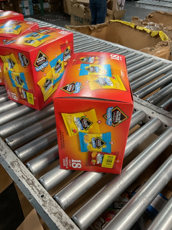 Photo 1 of *** EXPIRATION: February 9, 2026 *** On The Border Tortilla Chips Variety Pack, 18 Count Single-Serve Bags (1 oz Each) – Includes Tortilla Rounds, Queso Flavored Tortilla Rounds, and Salsa Flavored Tortilla Rounds – Perfect for Snacking, Lunches, and On-t
