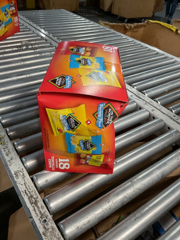 Photo 1 of *** EXPIRATION: February 9, 2026 *** On The Border Tortilla Chips Variety Pack, 18 Count Single-Serve Bags (1 oz Each) – Includes Tortilla Rounds, Queso Flavored Tortilla Rounds, and Salsa Flavored Tortilla Rounds – Perfect for Snacking, Lunches, and On-t