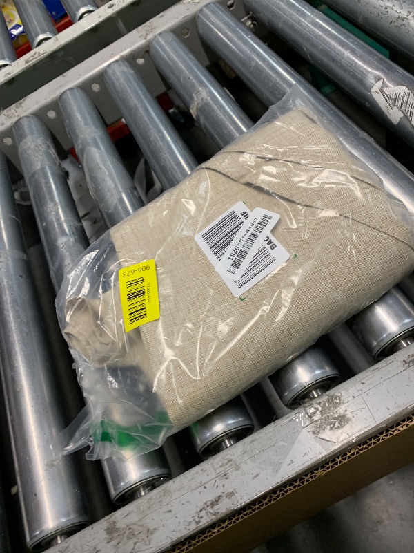 Photo 1 of **Small stain**Hiasan Round Linen Tablecloth 60 Inch - Table Cloth Round Tablecloth Wrinkle and Stain Resistant Washable Polyester Fabric for Dining Room Kitchen Party, Beige