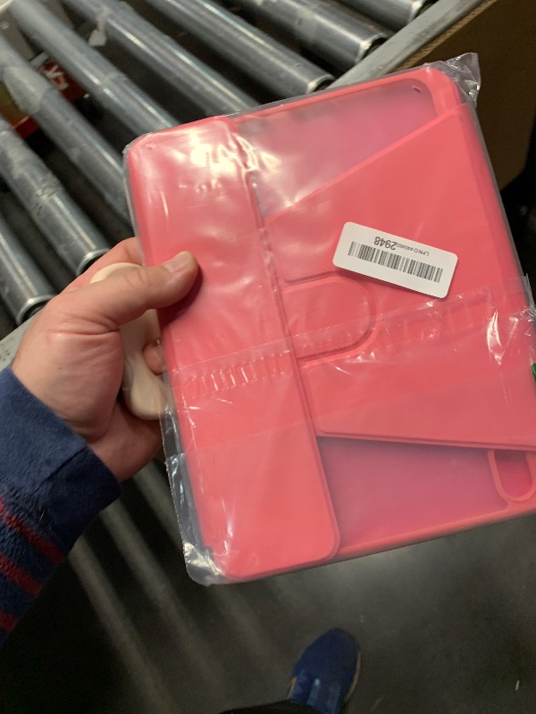 Photo 1 of **FACTORY SEALED**INFILAND Compatible with iPad A16 11th Generation 11 Inch 2025 Case, iPad Case 10th Generation 10.9 Inch, Glitter Cute Cover with Sparkly Clear Back, Pencil Holder, for Kids Girls Woman (Rose Pink)