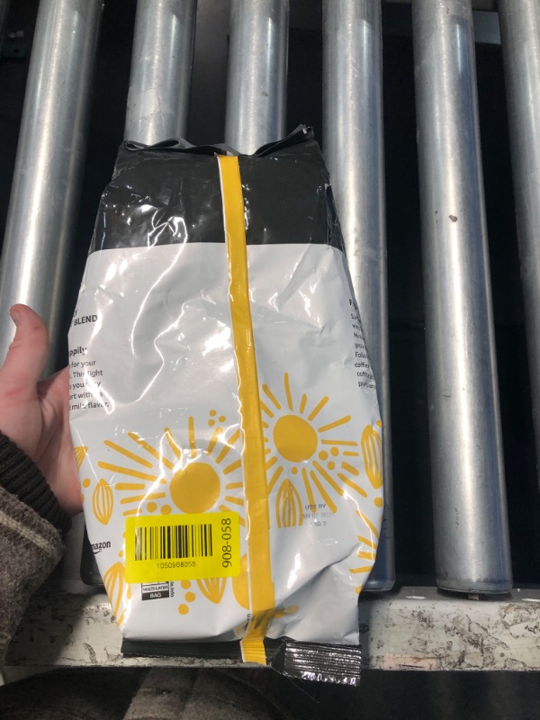 Photo 1 of **** BEST BUY 01/07/26**** Amazon Brand - Happy Belly Breakfast Blend Ground Coffee, Light Roast, 2 pound (Pack of 1)
