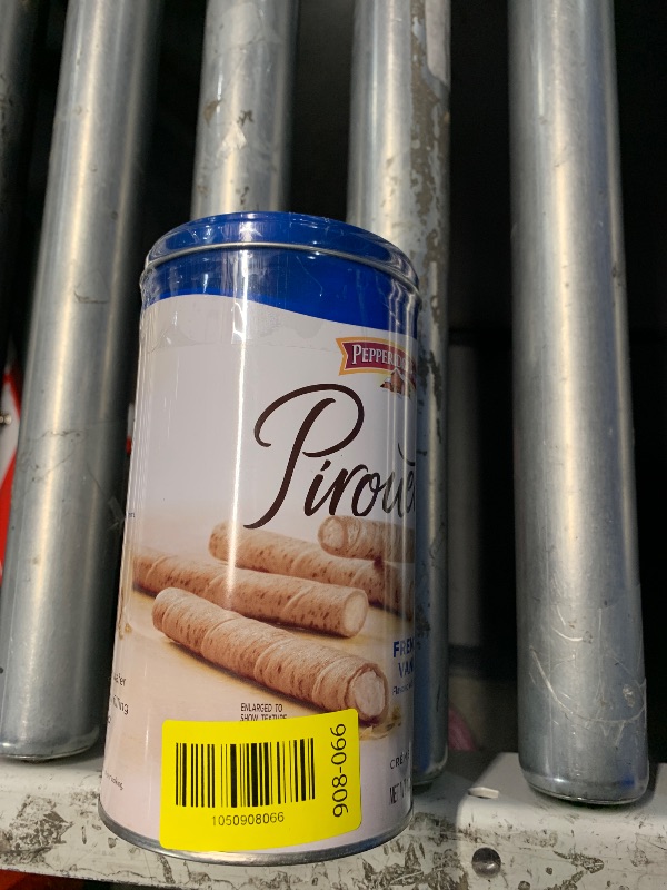Photo 1 of ***** 04/29/26***** Pepperidge Farm Pirouette Cookies, French Vanilla Flavored Crème Filled Wafers, 13.5 Oz Tin