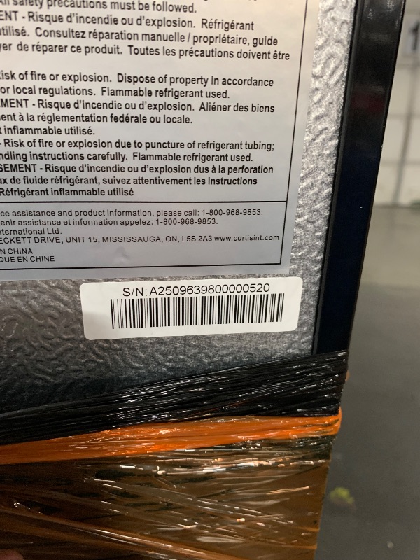 Photo 1 of *******TRUCK PICKUP TRUCK ONLY***Frigidaire EFR756, 2 Door Apartment Size RETRO Refrigerator with Top Freezer, Chrome Handles, 7.5 cu ft