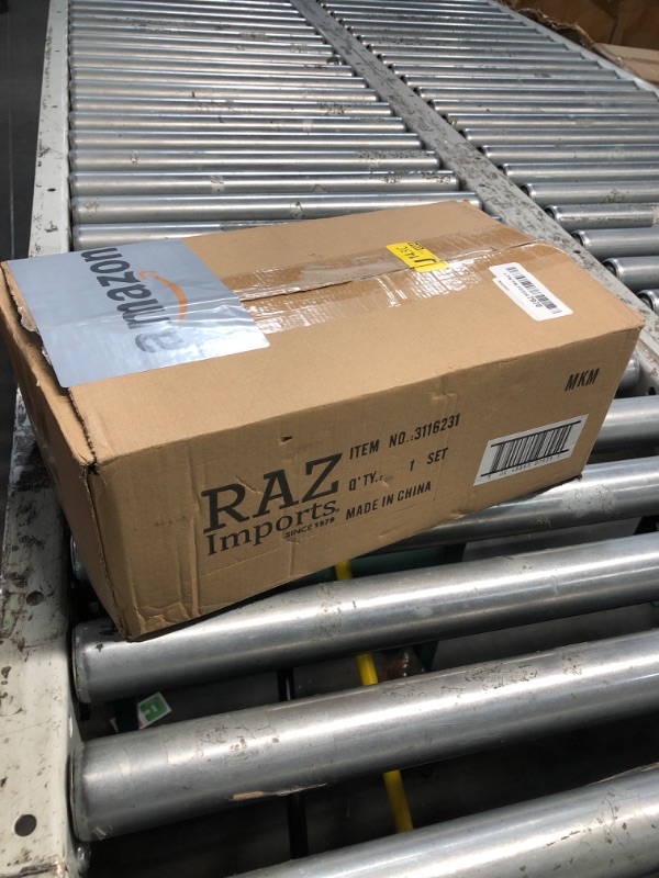 Photo 2 of RAZ Imports Peppermint Candy Cane Christmas Tree Decoration, Set of 3