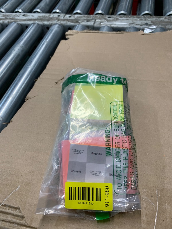 Photo 1 of (16 Pack) Sticky Notes 3x3, Self-Stick Pads Bright Colors Sticky Note, Recyclable, Easy to Stick for Home, Office, Notebook