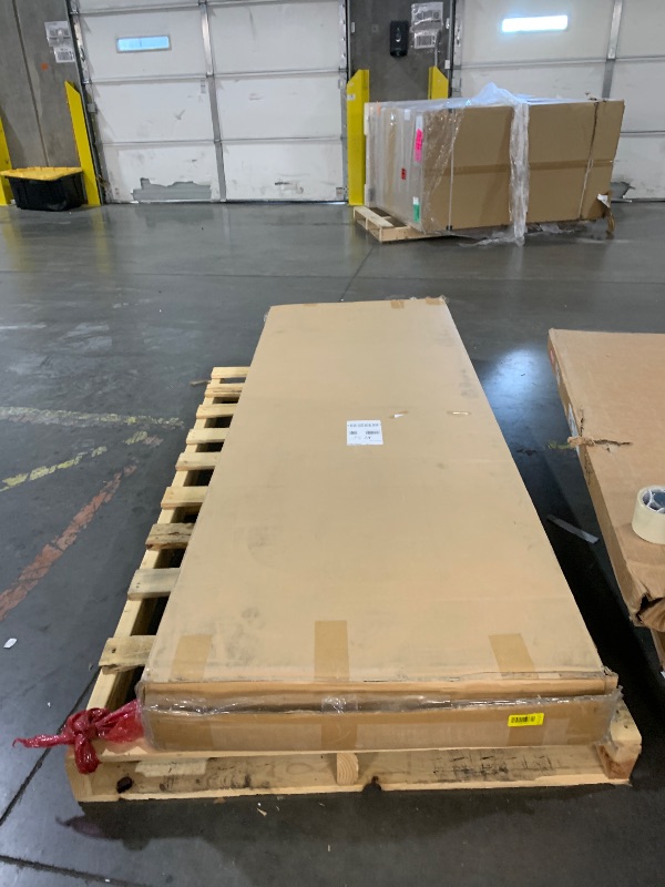 Photo 1 of Bme Oliver King Bed Frame and Headboard - 15-Inch Signature Design with Rattan Headboard, Bohemian and Mid Century Style, 12-Slat Wood Support, No Box Spring Needed - Easy Assembly, Caramel