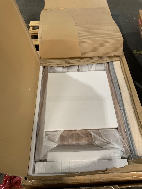 Photo 1 of Bme Oliver King Bed Frame and Headboard - 15-Inch Signature Design with Rattan Headboard, Bohemian and Mid Century Style, 12-Slat Wood Support, No Box Spring Needed - Easy Assembly, Caramel