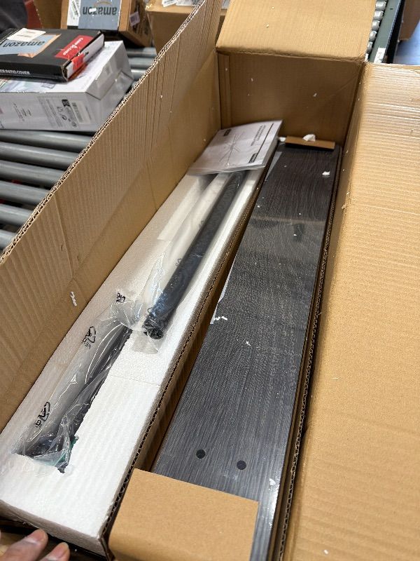 Photo 1 of ***USED/ITEMS MAY BE MISSING

Conciseer Modern 72 Inch Ceiling Fans with Lights and Remote,Living Room Office Library Cafe Outdoor Industrial, 3CCT Dual Color 8 Blades 6 Speed Reversible Quiet DC Motor, Black/Wood Grain