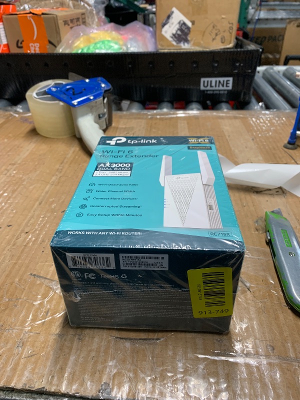 Photo 1 of ***FACTORY SEALED ***TP-Link AX3000 WiFi 6 Range Extender | PCMag Editor's Choice | Dual-Band Wireless Repeater w/Ethernet Port | Up to 2400 Sq. Ft., 64 Devices | Internet Signal Booster | APP Setup | EasyMesh (RE715X)