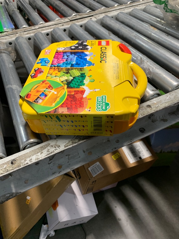 Photo 1 of ***DAMAGED - SEE NOTES/PICTURES***
LEGO Classic Creative Suitcase 10713 - Includes Sorting Storage Organizer Case with Fun Colorful Building Bricks, Preschool Learning Toy for Kids, Boys and Girls Ages 4 Years Old and Up