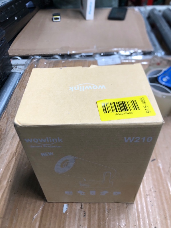 Photo 1 of [Built-in Apps & 2025 Upgraded] Mini Projector with WiFi 6 and Bluetooth 5.4 Support 4K 1080P Auto Keystone 180° Rotatable Projector Portable Compatibile with HDMI/TV Stick/Memory Stick/Laptop, Dark