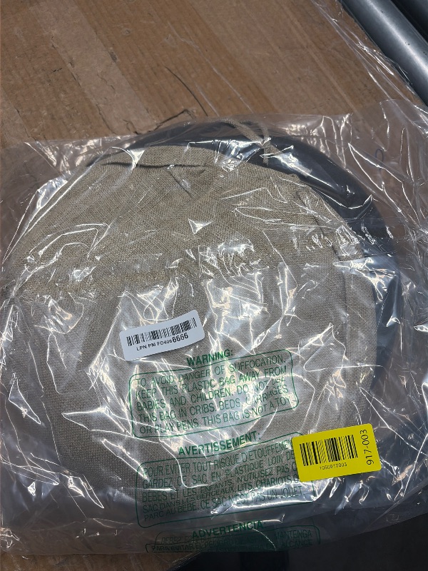 Photo 1 of AddGrace Round Bar Stool Cushions with Ties Set of 1 Non Slip Seat Cushions 12x12 Inch Washable Chair Pads Removable Washable Cover Beige