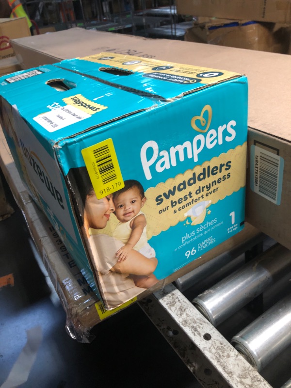 View 2 of ***FACTORY SEALED***Swaddlers Diapers, Size 1 (8-14 lbs), 96 Count, Fragrance Free, Hypoallergenic, Absorbent, Pediatrician Recommended, Skin Safe