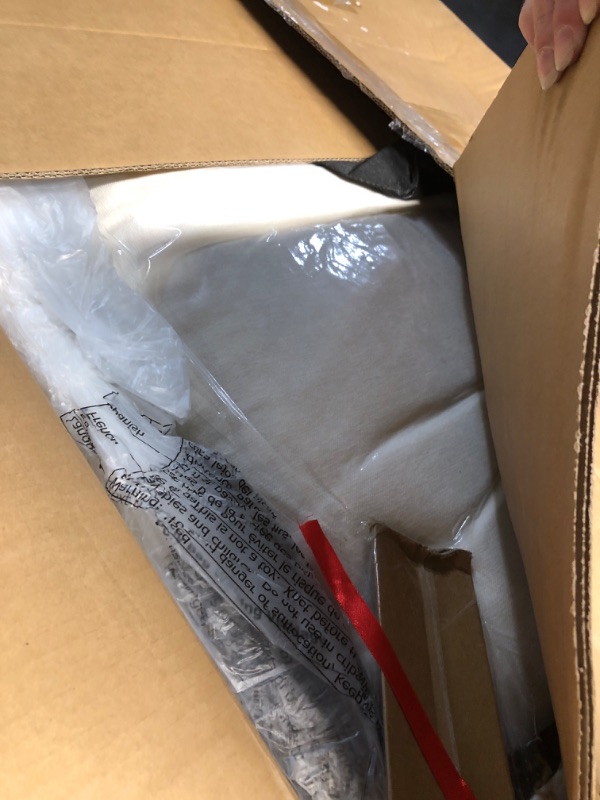 View 2 of ***PARTIAL SET - PRICE ADJUSTED***KISLOT 147" Cloud Sectional Couches for Living Room,U Shaped Oversized Modular Modern Linen Sofa with 2 Movable Ottoman,6 Deep Seat with 2 Throw Pillows,Warm White