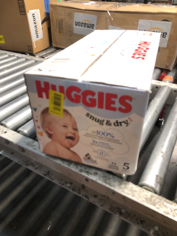 View 2 of ***FACTORY SEALED*** Huggies Snug & Dry Diapers Size 5, 84 Count