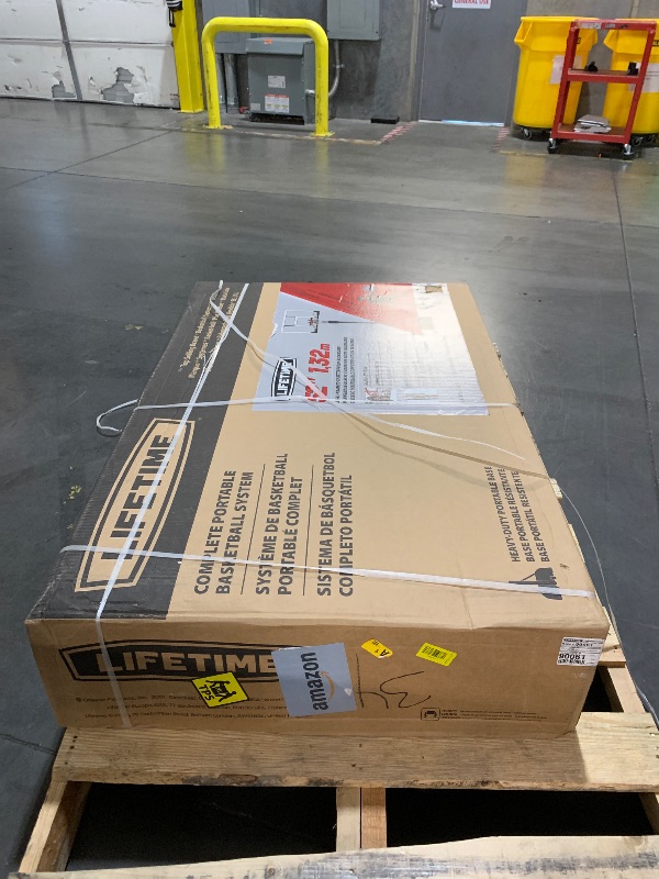 View 2 of ***FACTORY SEALED***
Lifetime Outdoor Portable Basketball Hoop, 52 Inch Shatterproof Backboard, 7.5-10 Ft Height Adjustable