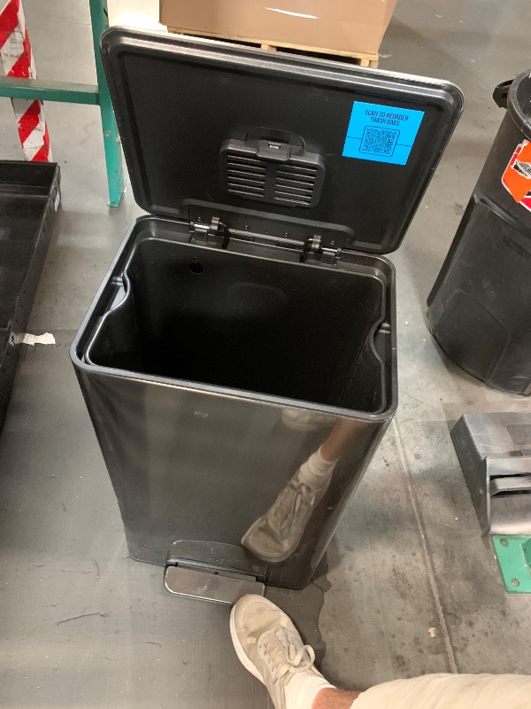 View 2 of ***MINOR DENT/DAMAGE ON SIDE***
Simpli-Magic 13.2 Gallon Step Trash Can