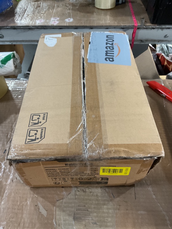 Photo 1 of (missing pieces)(sold for parts only) BONTEC Mobile TV Stand with Tilt Function, Rolling TV Stand for 23-60" LED, LCD, OLED TVs, Holds up to 88lbs