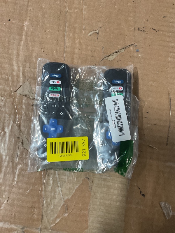 Photo 1 of (Pack of 2) Replacement Remote Control Only for Roku TV, Compatible for TCL Roku/Hisense Roku/Onn Roku/Sharp Roku/Element Roku/Westinghouse Roku/Philips Roku Smart TVs (Not for Roku Stick and Box)