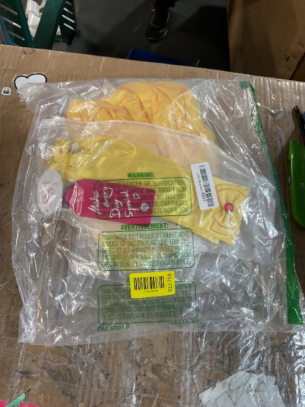 Photo 1 of JerrisApparel Princess Dress Off Shoulder Layered Costume for Little Girl (3 Years, Yellow with Accessories) Size 100