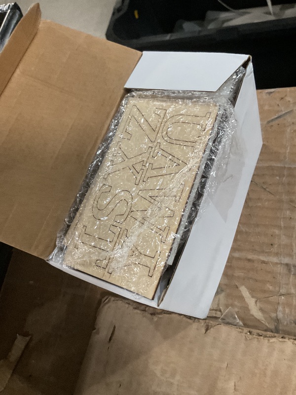 Photo 1 of (see all images) Kigley 8 Pcs Custom Wooden Name Sign 8 Letter Blocks and 78 Wooden Letter Name Wooden Cubes Wooden Blocks