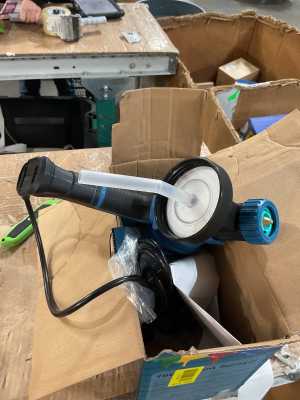 Photo 1 of ***(PARTS ONLY/ MISSING PARTS/ NON FUNCTIONAL)***VONFORN Paint Sprayer, 700W HVLP Spray Gun with Cleaning & Blowing Joints, 4 Nozzles and 3 Patterns, Easy to Clean, for Furniture, Cabinets, Fence, Walls, Door, Garden Chairs etc. VF803 Blue