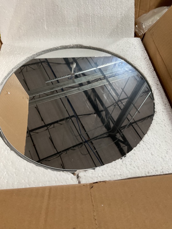 Photo 1 of 10 Inch Round Mirror Plate, Set of 12-1.5mm Thick Glass Plate Mirror Tiles w/Smooth Edges - Perfect Candle Wedding Centerpiece Table Decorations, Home Accent Wall Decor, & More - PARNOO