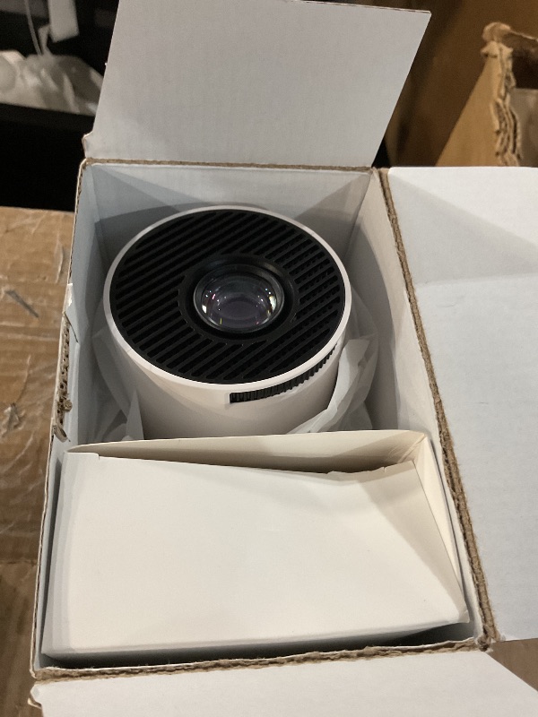 Photo 1 of Mini Portable Projector 4K WiFi 6 BT 5.2 Upgraded Portable Projector Full HD Supported for Phone /PC /TV /HDMI /PS5 /Laptop Auto Keystone Home Theater 180° Rotation [Built-in App] White