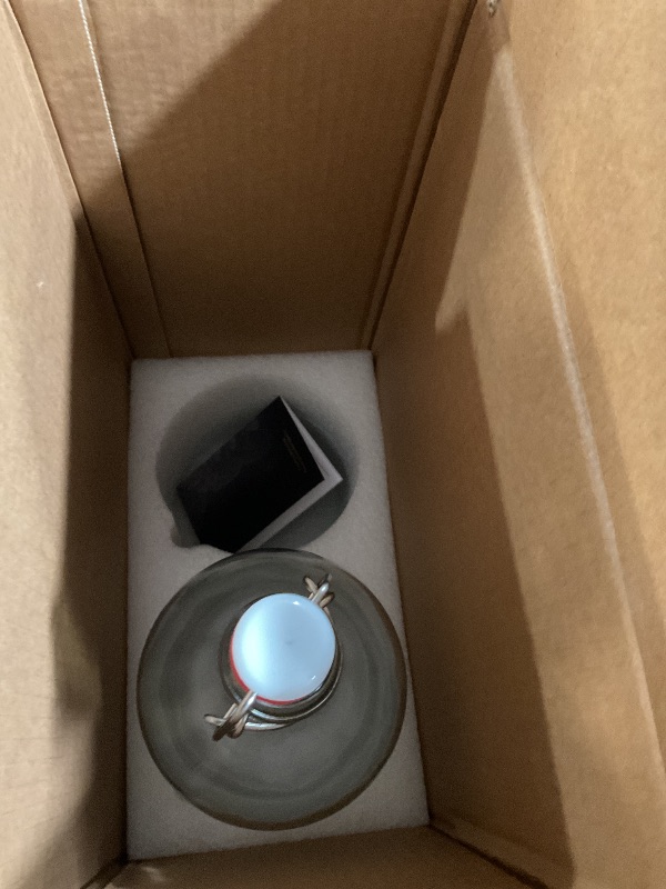 Photo 1 of * one jar only* eispap 64oz Flip Top Glass Bottle 2 Liter Swing Brewing with Stopper for Beverages, Oil, Vinegar, Kombucha, Beer, Water, Soda, Kefir Airtight Lid & Leak Proof Cap Clear (clear 2 pcs)