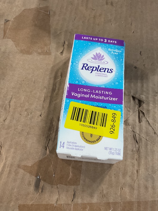Photo 1 of **** Factory sealed. Replens Vaginal Moisturizer, Long-Lasting Replens Moisturizer with Reusable Vaginal Applicator, 14 Count