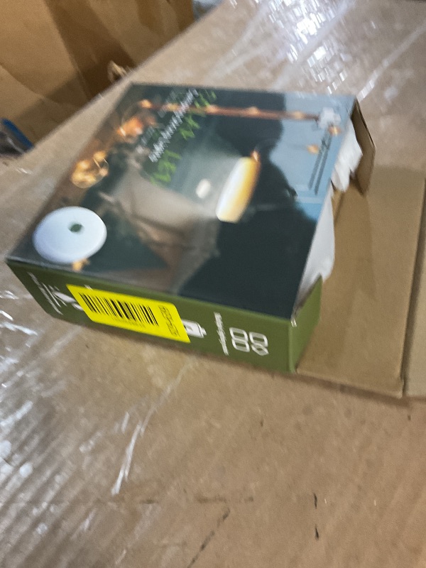 Photo 1 of Solar Camping String Lights, 39.4 FT Fairy String Light, 4 in 1 Portable Waterproof Camp Lamp with 8 Lighting Modes, Hanging Rechargeable Tent Lantern for Christmas Decorations Patio Party Essentials