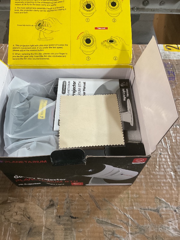 Photo 1 of [2025 8th Gen] Star Projector, Galaxy Projector for Bedroom Night Light with Timer, Mood Lighting, Solar System Realistic Space Planetarium Projector Moon Lamp, Room Decor for Ceiling Kids Adults